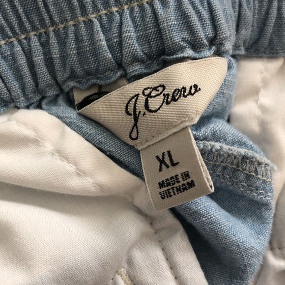 J Crew tie waist seaside pants in chambray - Picture 7 of 10